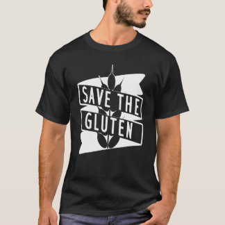 T-shirt Conception De Pain De Gluten Pour Baker