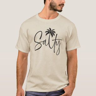 T-shirt Conception de palme salée