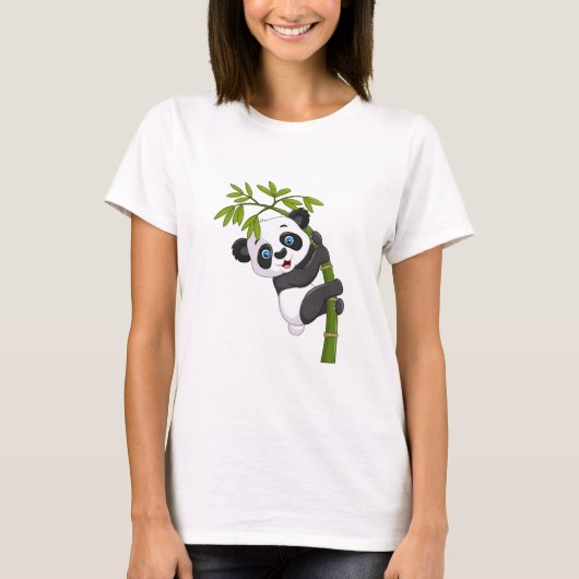 T-shirt Conception de panda (Devant)