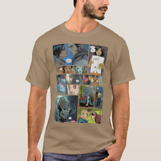 T-shirt Conception de panneau de Saga Image Comics amis fi