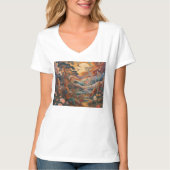 T-shirt conception de panneaux d'art (Devant)