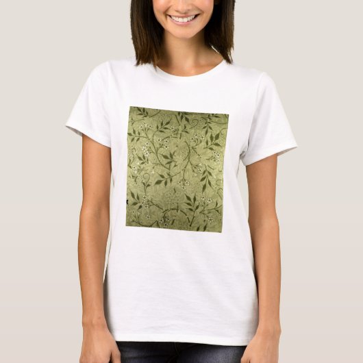 T-shirt Conception de papier peint de "jasmin", 1872 (Devant)