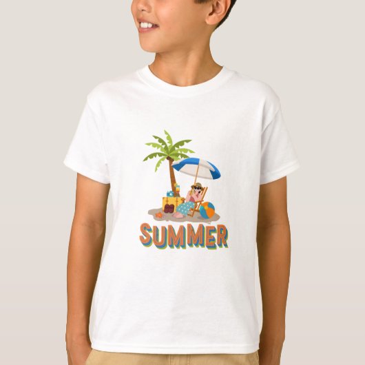 T-shirt Conception de Paradis Estival (Devant)
