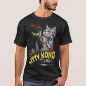 T-shirt Conception de parodie de chat drôle d'attaque de c (Devant)