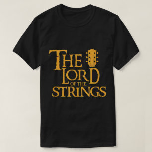 T-shirt Conception de parodie de cordes de guitare drôle