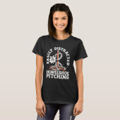 T-shirt Conception de passionné de lancer de fer à cheval (Devant entier)