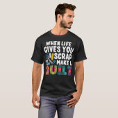 T-shirt Conception de patchwork pour femmes Mamie amoureus (Devant entier)