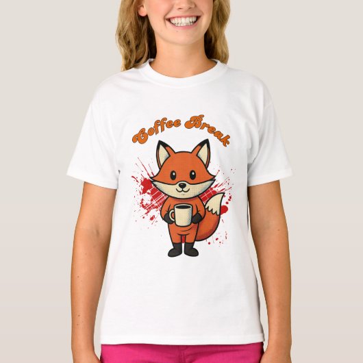 T-shirt Conception de pause café (Devant)