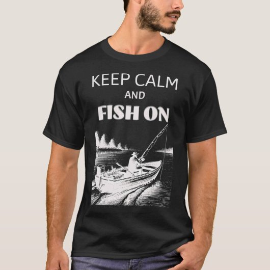 T-shirt Conception de pêche (Devant)