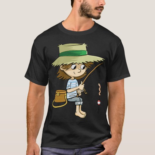 T-shirt Conception de pêche absolument tordue (Devant)