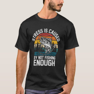 T-shirt Conception de pêche pour hommes femmes Bass Fly Pê