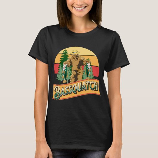 T-SHIRT CONCEPTION DE PÊCHEUR DE PIRANHA (Devant)