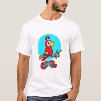 T-shirt Conception de perroquet cool pour redbubble