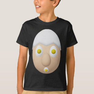 T-shirt Conception de personnage d'œuf fantaisiste RG & RA