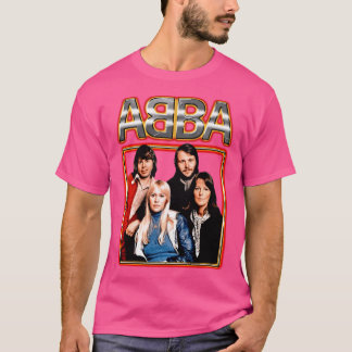T-shirt Conception de photo de groupe ABBA pour les amateu