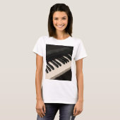 T-shirt Conception de piano cool (Devant entier)