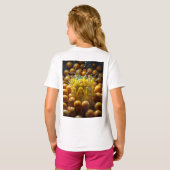 T-shirt conception de pickleball (Dos entier)