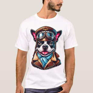 T-shirt Conception de pilote de Bostie