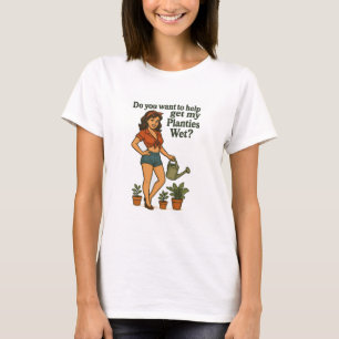 T-shirt Conception de pin-up rétro pour jardiniers avec un