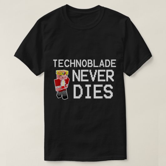 T-shirt Conception de Pixel Hero Never Dies (Design devant)