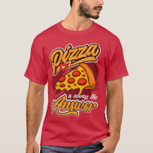 T-shirt Conception De Pizza Pour Le Net Pizza Party, Amate