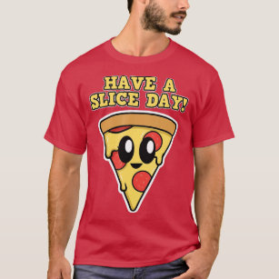 T-shirt Conception de pizza pour les hommes et les femmes 