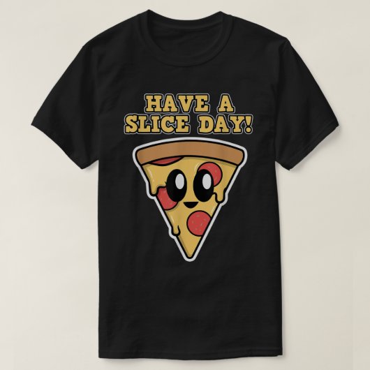 T-shirt Conception de pizza pour les hommes et les femmes (Design devant)