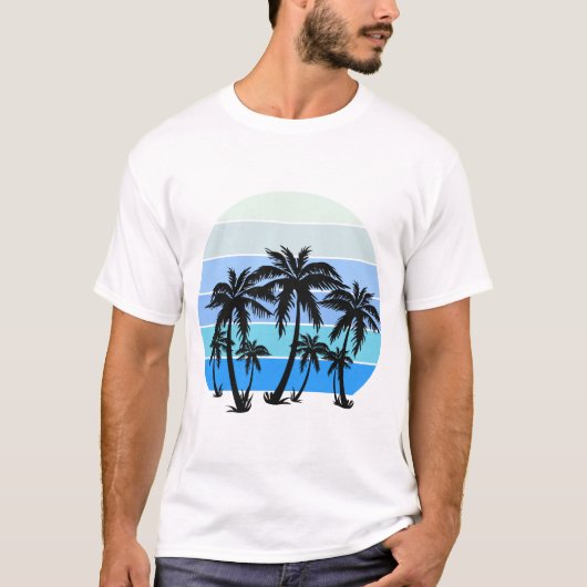 T-shirt Conception de plage incroyable (Devant)