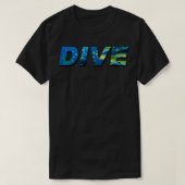 T-SHIRT CONCEPTION DE PLONGÉE EN SCUBA (Design devant)