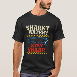 T-shirt Conception de plongée sous-marine Sharky Water Sta