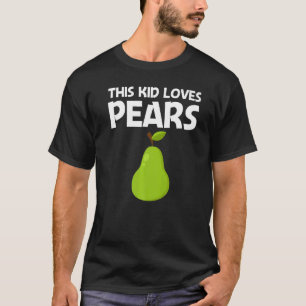 T-shirt Conception de poires Enfants Enfants Enfants Enfan