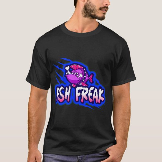T-SHIRT CONCEPTION DE POISSON FOU (Devant)