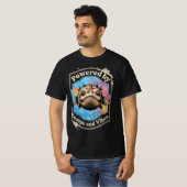 T-shirt Conception de poisson-scie (Devant entier)