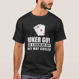 T-shirt Conception de poker drôle