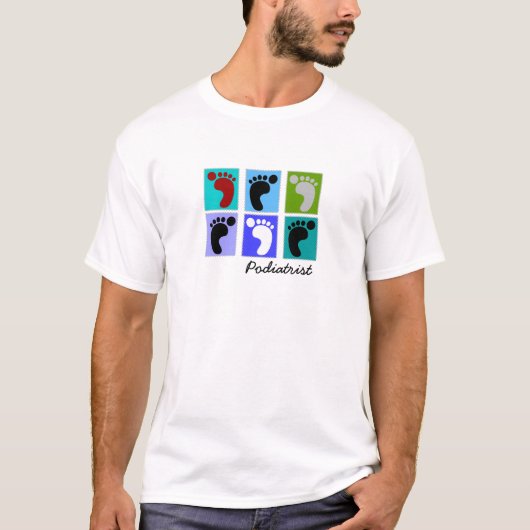 T-shirt Conception de Popart de cadeaux de pédicure des (Devant)