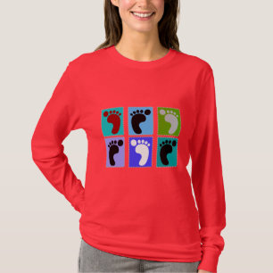 T-shirt Conception de Popart de cadeaux de pédicure des
