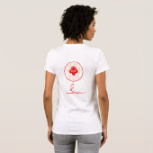 T-shirt Conception de portrait Abstrait (Dos entier)