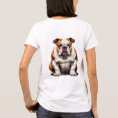 T-shirt Conception de portrait d'animal de compagnie puiss (Dos)