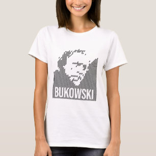 T-shirt Conception de portrait de Charles Bukowski