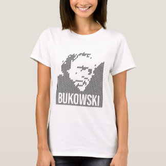 T-shirt Conception de portrait de Charles Bukowski