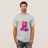 T-shirt Conception de poupée mignonne effrayante (Devant entier)