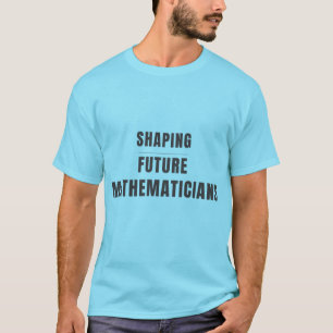T-shirt Conception de professeur de mathématiques pour faç