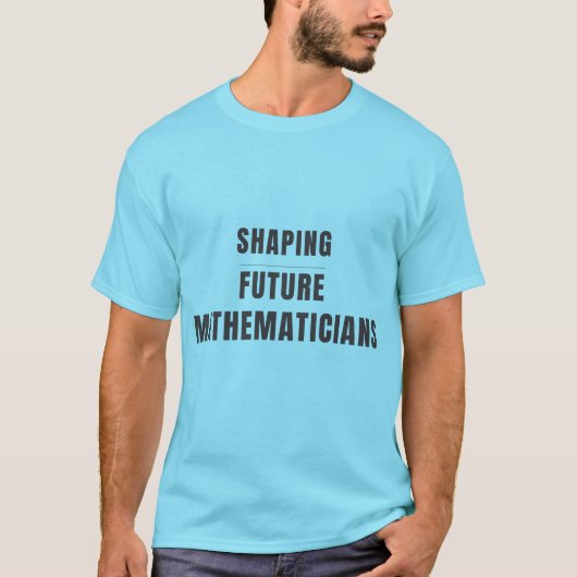 T-shirt Conception de professeur de mathématiques pour faç (Devant)