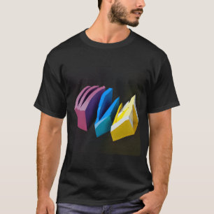 T-shirt Conception de profondeur 3D - Art visuel réaliste