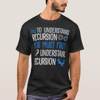 T-shirt Conception De Programmation De Résursion Pour Déve