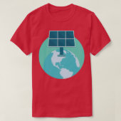 T-shirt Conception de puissance solaire (Design devant)