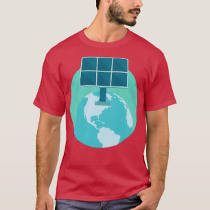 T-shirt Conception de puissance solaire
