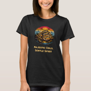 T-shirt Conception de python à billes Majestueuse Spiritue