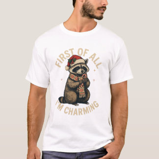 T-shirt Conception de raton laveur