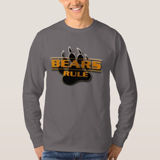 T-shirt conception de règle Awesome Bears (Devant)